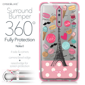 Nokia 8 case Paris Holiday 3904 Bumper Case Protection | CASEiLIKE.com