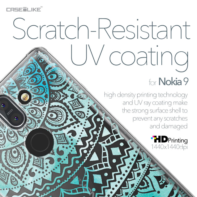 Nokia 9 case Indian Line Art 2066 with UV-Coating Scratch-Resistant Case | CASEiLIKE.com