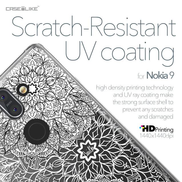 Nokia 9 case Mandala Art 2093 with UV-Coating Scratch-Resistant Case | CASEiLIKE.com
