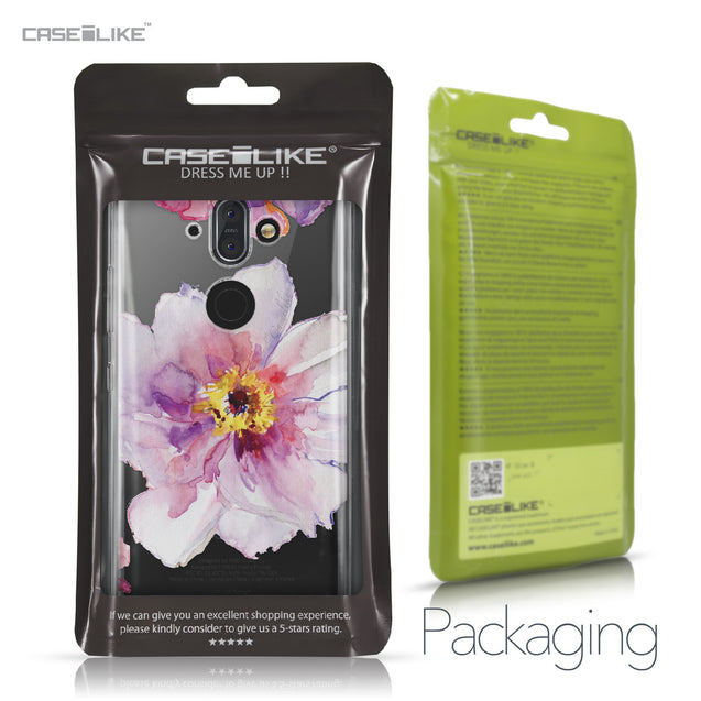 Nokia 9 case Watercolor Floral 2231 Retail Packaging | CASEiLIKE.com