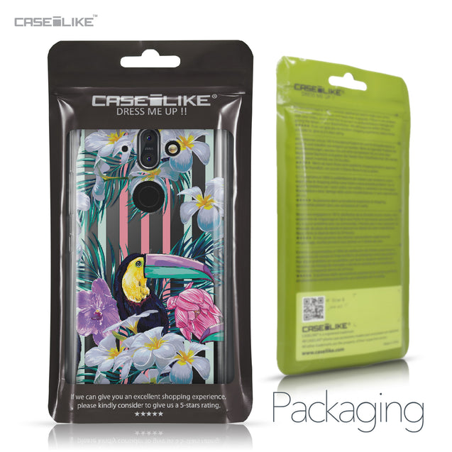 Nokia 9 case Tropical Floral 2240 Retail Packaging | CASEiLIKE.com