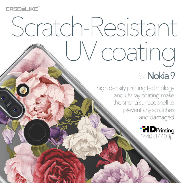 Nokia 9 case Mixed Roses 2259 with UV-Coating Scratch-Resistant Case | CASEiLIKE.com