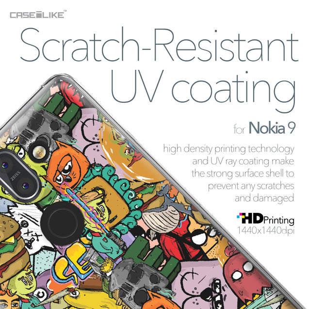 Nokia 9 case Graffiti 2731 with UV-Coating Scratch-Resistant Case | CASEiLIKE.com