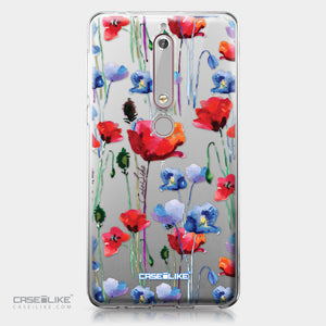 Nokia 6 (2018) case Watercolor Floral 2234 | CASEiLIKE.com