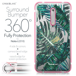 Nokia 6 (2018) case Tropical Palm Tree 2238 Bumper Case Protection | CASEiLIKE.com