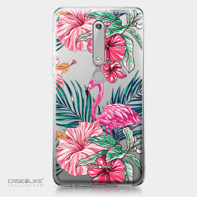 Nokia 6 (2018) case Tropical Flamingo 2239 | CASEiLIKE.com
