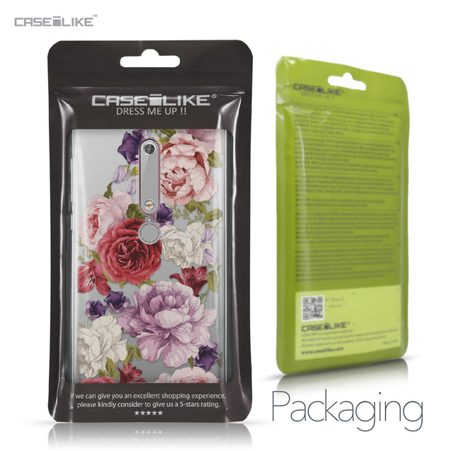 Nokia 6 (2018) case Mixed Roses 2259 Retail Packaging | CASEiLIKE.com