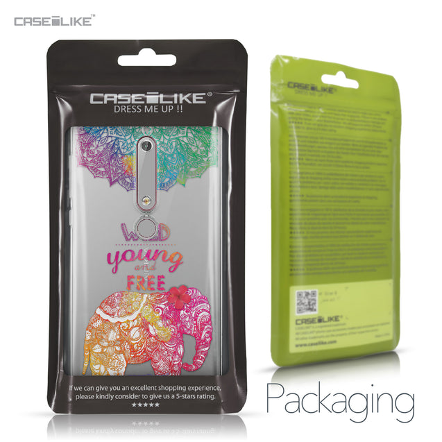 Nokia 6 (2018) case Mandala Art 2302 Retail Packaging | CASEiLIKE.com