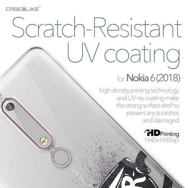 Nokia 6 (2018) case Quote 2402 with UV-Coating Scratch-Resistant Case | CASEiLIKE.com