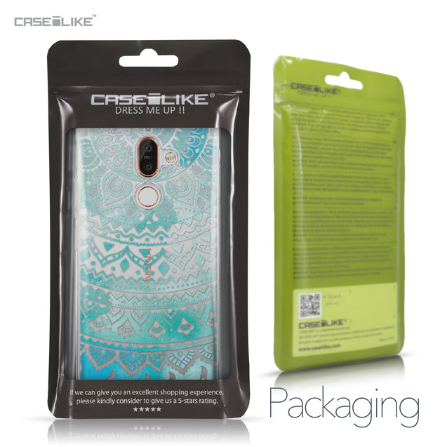 Nokia 7 Plus case Indian Line Art 2066 Retail Packaging | CASEiLIKE.com