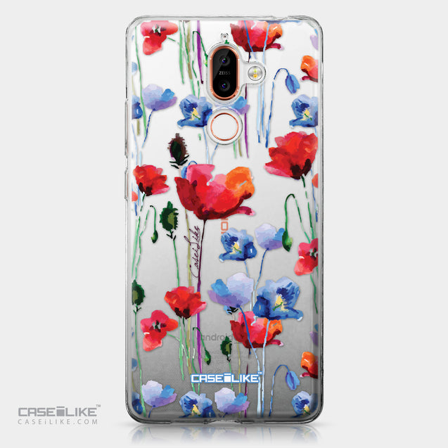 Nokia 7 Plus case Watercolor Floral 2234 | CASEiLIKE.com