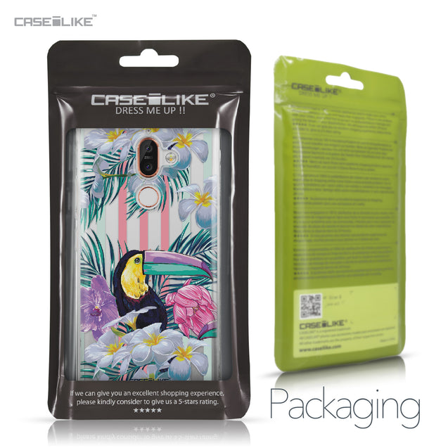 Nokia 7 Plus case Tropical Floral 2240 Retail Packaging | CASEiLIKE.com