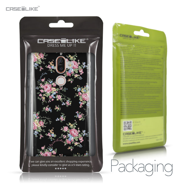 Nokia 7 Plus case Floral Rose Classic 2261 Retail Packaging | CASEiLIKE.com