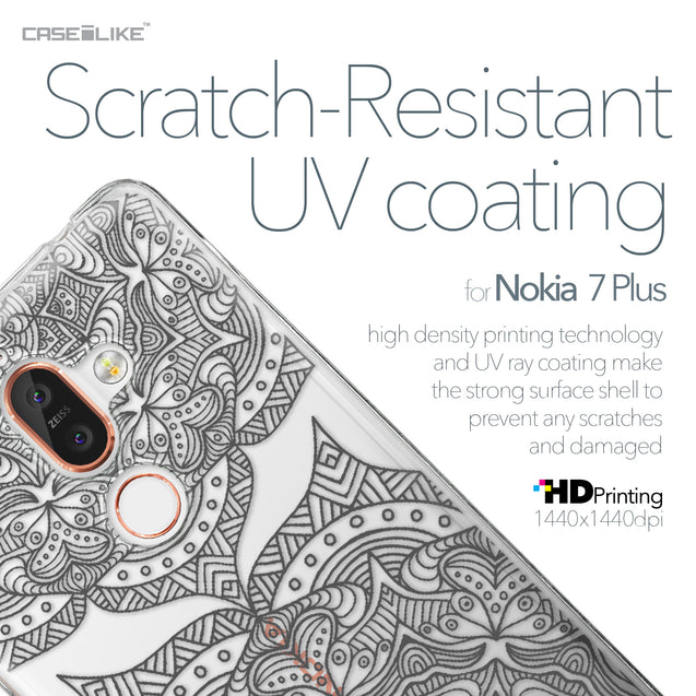 Nokia 7 Plus case Mandala Art 2304 with UV-Coating Scratch-Resistant Case | CASEiLIKE.com