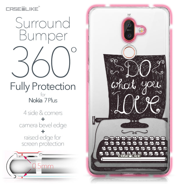 Nokia 7 Plus case Quote 2400 Bumper Case Protection | CASEiLIKE.com