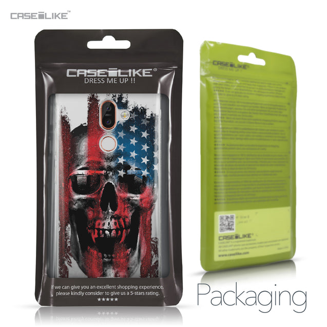 Nokia 7 Plus case Art of Skull 2532 Retail Packaging | CASEiLIKE.com