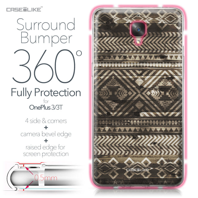 OnePlus 3/3T case Indian Tribal Theme Pattern 2050 Bumper Case Protection | CASEiLIKE.com