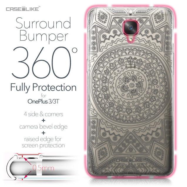 OnePlus 3/3T case Indian Line Art 2063 Bumper Case Protection | CASEiLIKE.com