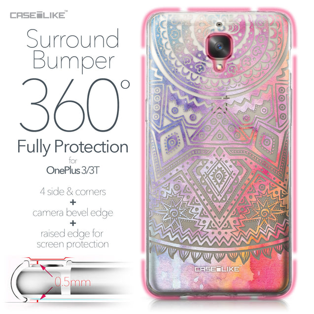 OnePlus 3/3T case Indian Line Art 2065 Bumper Case Protection | CASEiLIKE.com