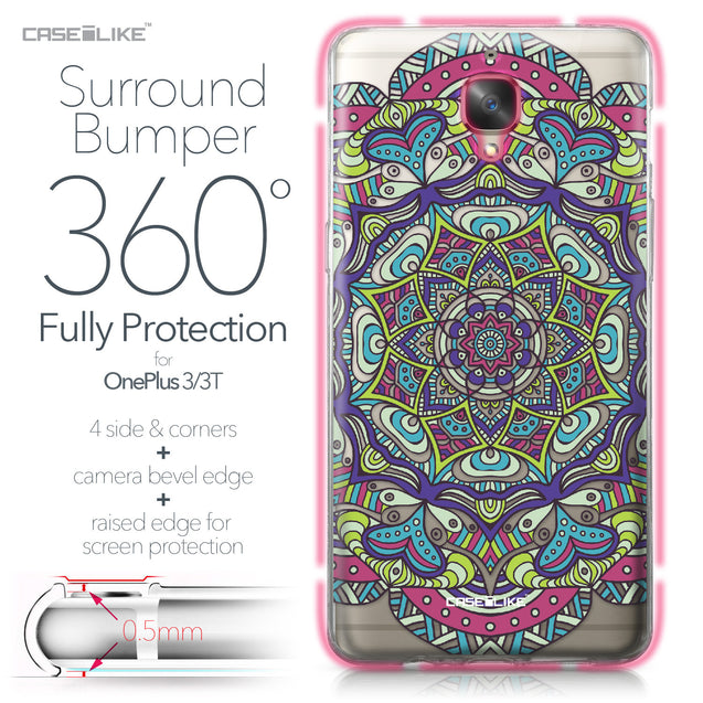 OnePlus 3/3T case Mandala Art 2094 Bumper Case Protection | CASEiLIKE.com
