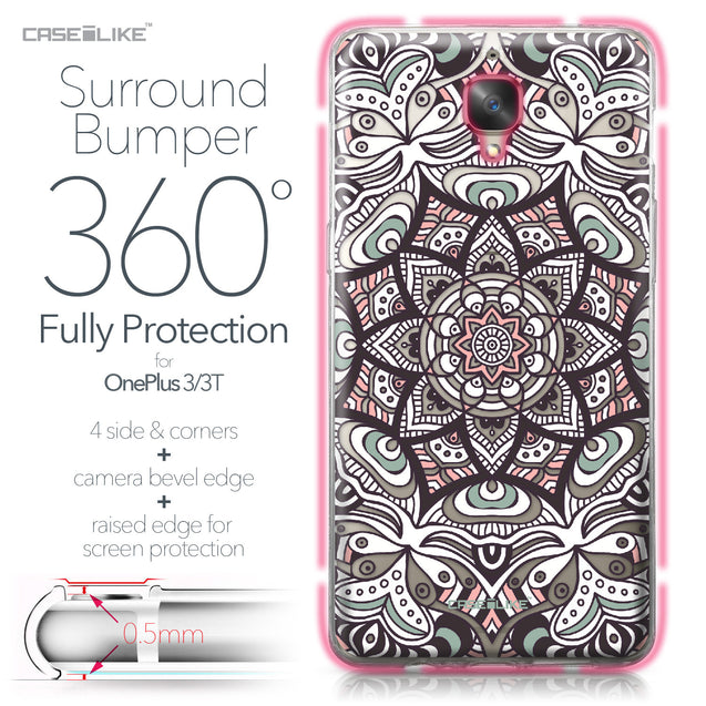 OnePlus 3/3T case Mandala Art 2095 Bumper Case Protection | CASEiLIKE.com