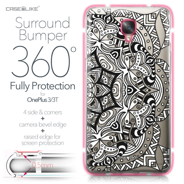 OnePlus 3/3T case Mandala Art 2096 Bumper Case Protection | CASEiLIKE.com