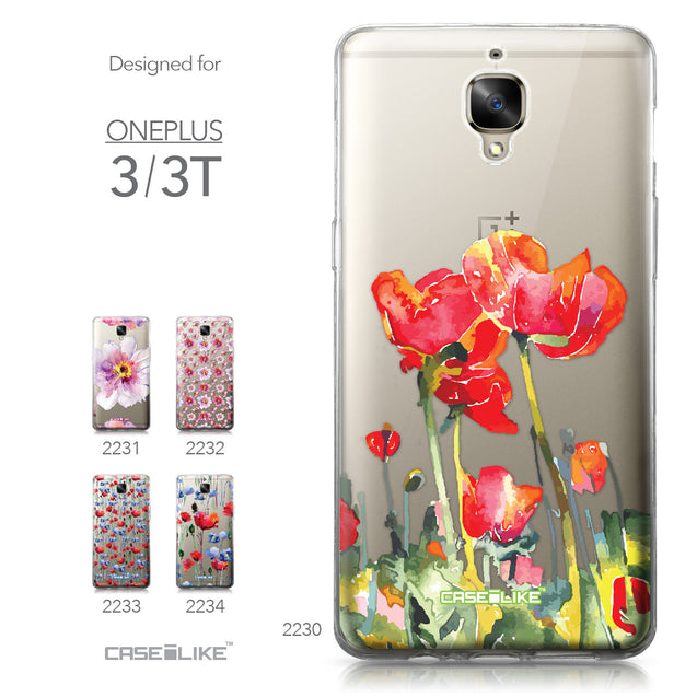 OnePlus 3/3T case Watercolor Floral 2230 Collection | CASEiLIKE.com