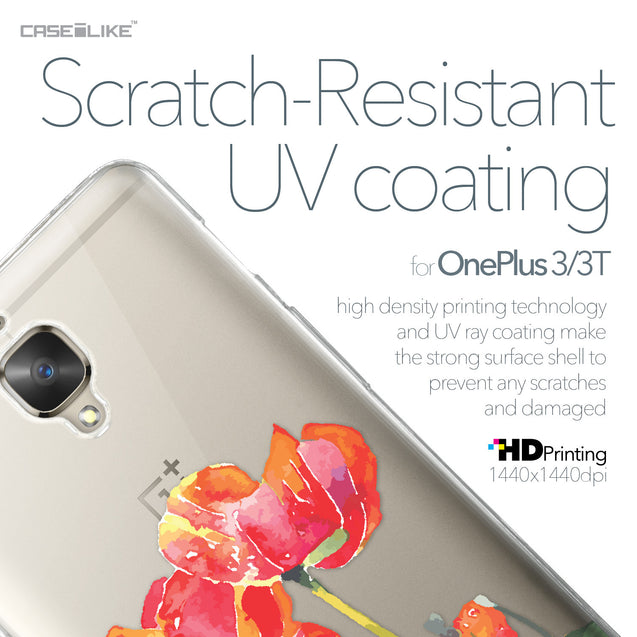 OnePlus 3/3T case Watercolor Floral 2230 with UV-Coating Scratch-Resistant Case | CASEiLIKE.com