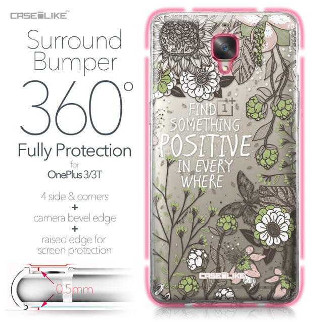 OnePlus 3/3T case Blooming Flowers 2250 Bumper Case Protection | CASEiLIKE.com