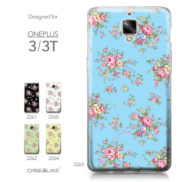 OnePlus 3/3T case Floral Rose Classic 2263 Collection | CASEiLIKE.com