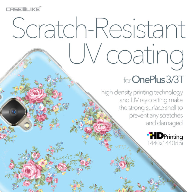 OnePlus 3/3T case Floral Rose Classic 2263 with UV-Coating Scratch-Resistant Case | CASEiLIKE.com