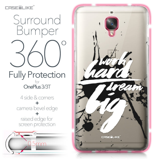 OnePlus 3/3T case Quote 2414 Bumper Case Protection | CASEiLIKE.com