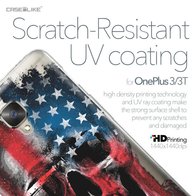 OnePlus 3/3T case Art of Skull 2532 with UV-Coating Scratch-Resistant Case | CASEiLIKE.com