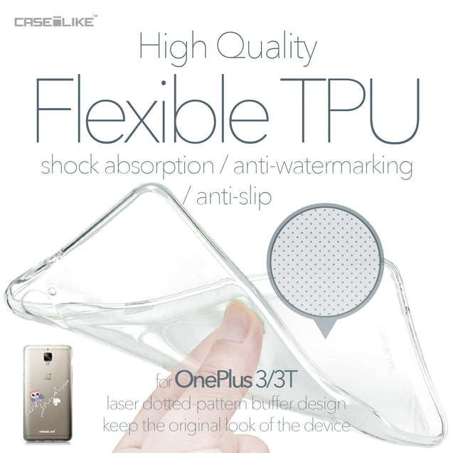 OnePlus 3/3T case Owl Graphic Design 3314 Soft Gel Silicone Case | CASEiLIKE.com