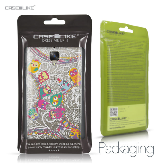 OnePlus 3/3T case Owl Graphic Design 3316 Retail Packaging | CASEiLIKE.com