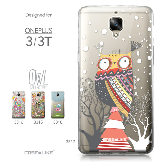 OnePlus 3/3T case Owl Graphic Design 3317 Collection | CASEiLIKE.com