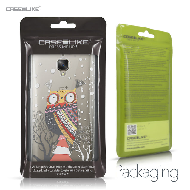 OnePlus 3/3T case Owl Graphic Design 3317 Retail Packaging | CASEiLIKE.com