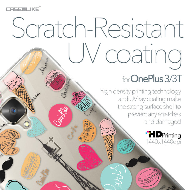 OnePlus 3/3T case Paris Holiday 3904 with UV-Coating Scratch-Resistant Case | CASEiLIKE.com