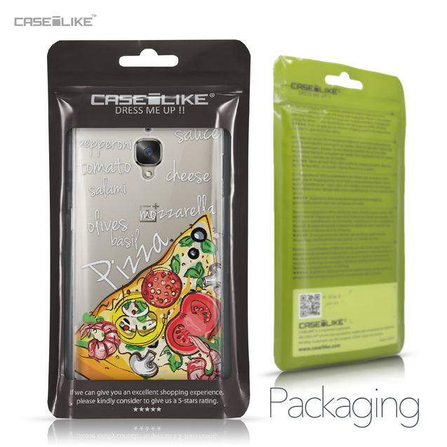 OnePlus 3/3T case Pizza 4822 Retail Packaging | CASEiLIKE.com