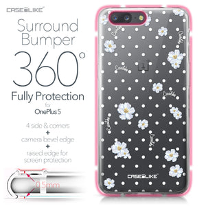 OnePlus 5 case Watercolor Floral 2235 Bumper Case Protection | CASEiLIKE.com