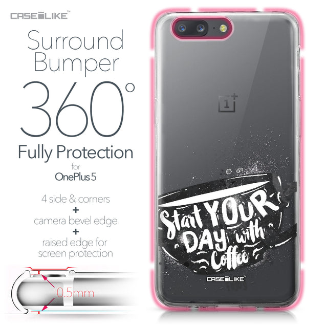 OnePlus 5 case Quote 2402 Bumper Case Protection | CASEiLIKE.com