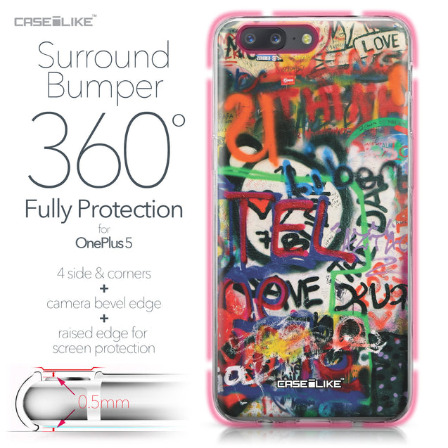 OnePlus 5 case Graffiti 2721 Bumper Case Protection | CASEiLIKE.com