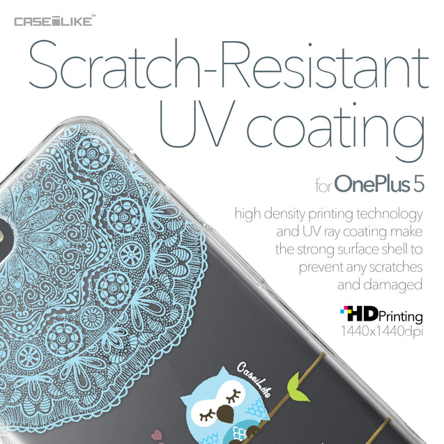 OnePlus 5 case Owl Graphic Design 3318 with UV-Coating Scratch-Resistant Case | CASEiLIKE.com