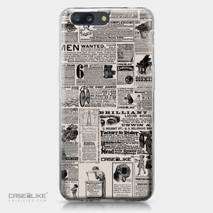 OnePlus 5 case Vintage Newspaper Advertising 4818 | CASEiLIKE.com