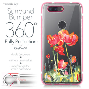 OnePlus 5T case Watercolor Floral 2230 Bumper Case Protection | CASEiLIKE.com