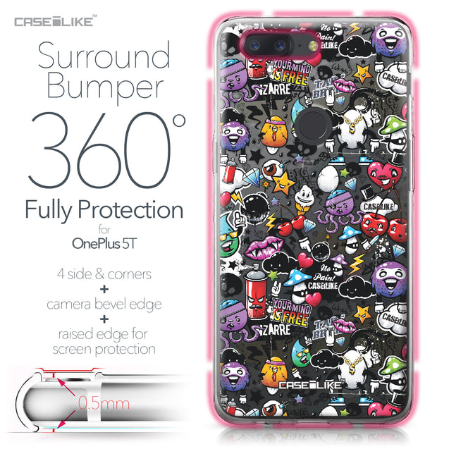 OnePlus 5T case Graffiti 2703 Bumper Case Protection | CASEiLIKE.com