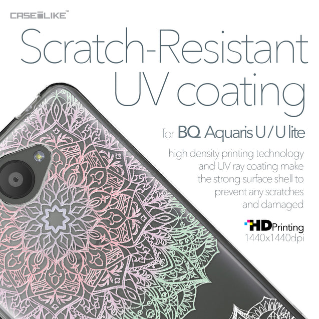 BQ Aquaris U / U Lite case Mandala Art 2092 with UV-Coating Scratch-Resistant Case | CASEiLIKE.com