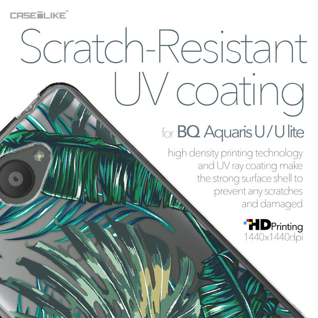 BQ Aquaris U / U Lite case Tropical Palm Tree 2238 with UV-Coating Scratch-Resistant Case | CASEiLIKE.com