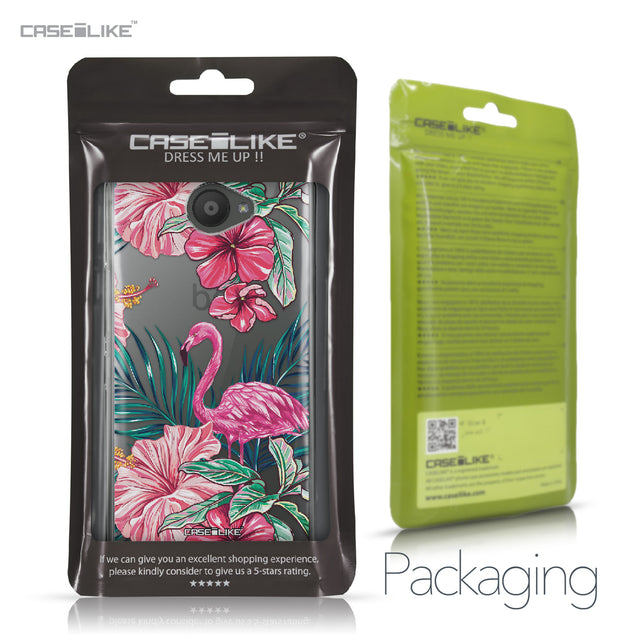 BQ Aquaris U / U Lite case Tropical Flamingo 2239 Retail Packaging | CASEiLIKE.com