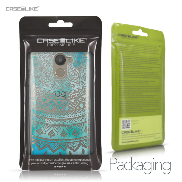 BQ Aquaris U Plus case Indian Line Art 2066 Retail Packaging | CASEiLIKE.com